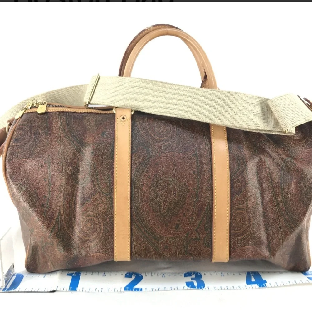 Authentic ETRO Paisley Boston Bag